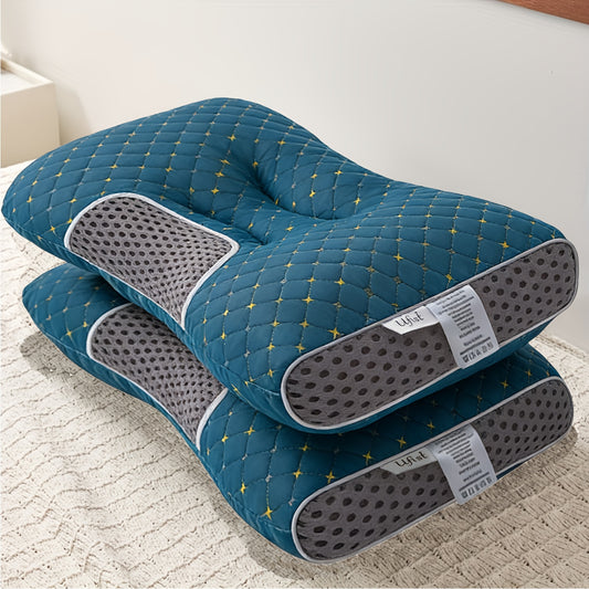 Buy 1 Get 1 Free Couple Neck Massage Pillow Adjustable Ergonomic Sleep Support Pillow