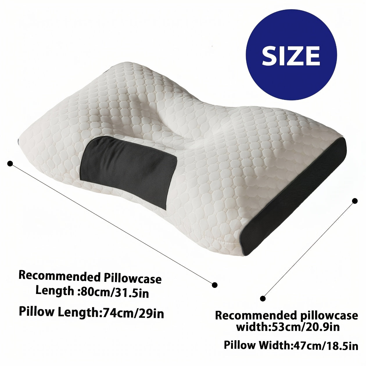 Buy 1 Get 1 Free Couple Neck Massage Pillow Adjustable Ergonomic Sleep Support Pillow